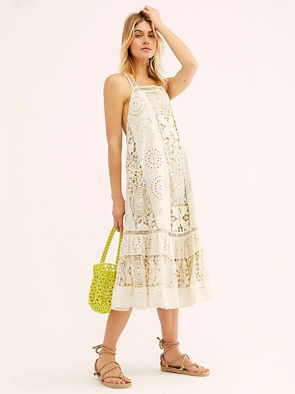 Free People Every Eyelet Midi Dress